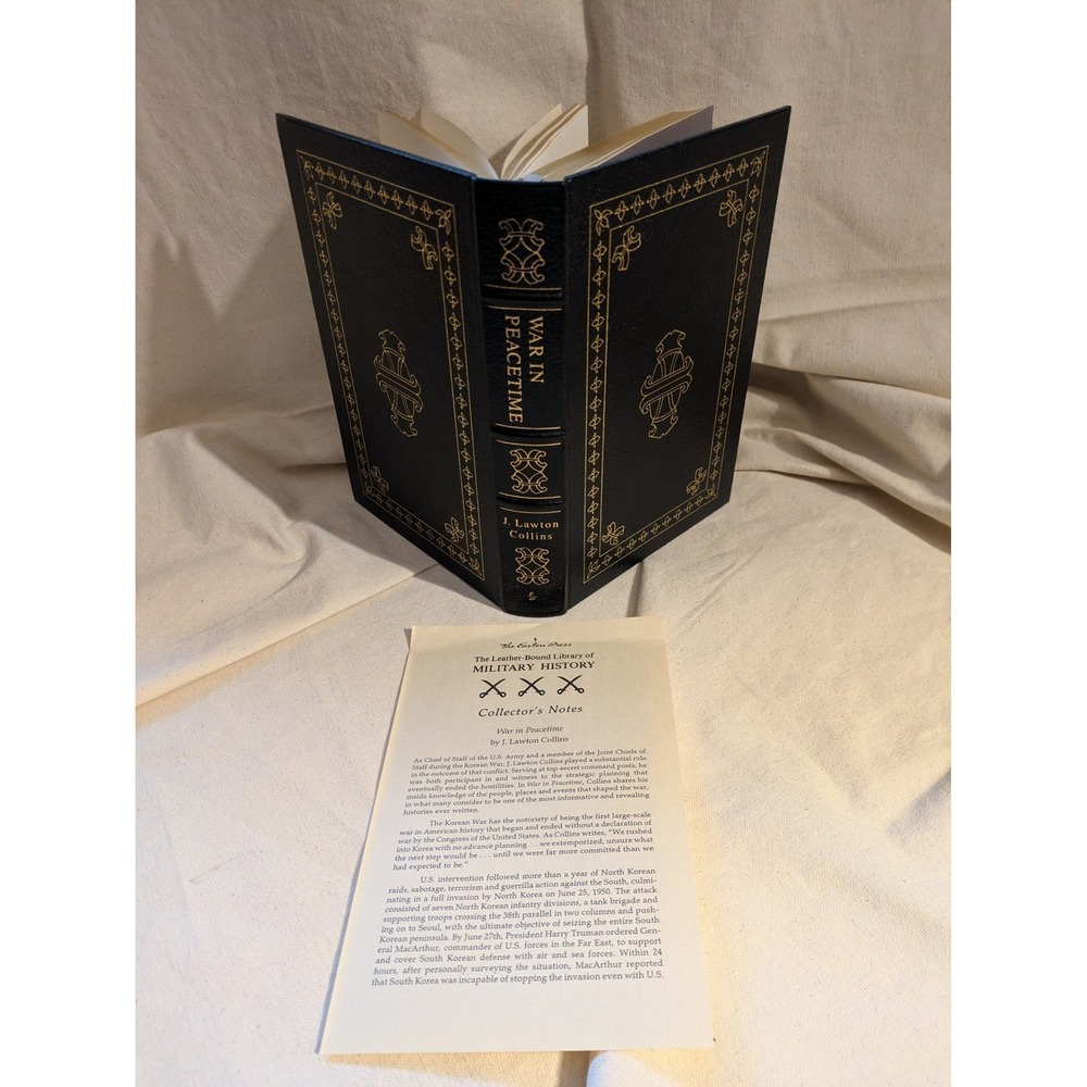 War in Peacetime Easton Press  J Lawton Collins Leather Bound Military History